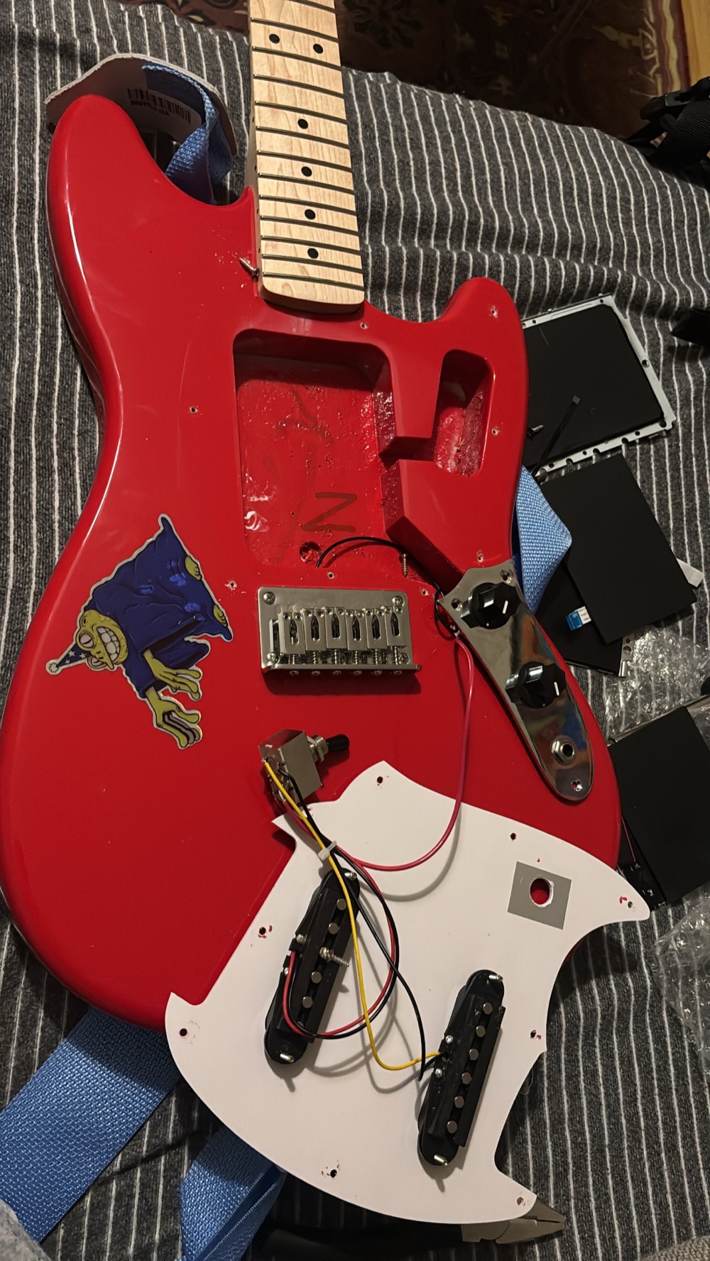 Edited photo taken with phone camera, contrast-adjusted and cropped for composition